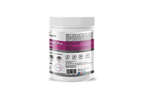 Pharmanostix Hydrolysed Marine Collagen Plus Powder 300g - 10,000mg Collagen with Hyaluronic Acid Pharmanostix uk supplements