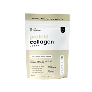 Feel Complete - High Protein Collagen - Premium Type 1 & 3 Hydrolysed Bovine Collagen - Halal - Skin, Hair & Nail Feel Complete uk supplements