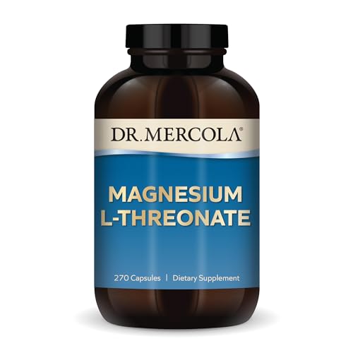 Dr. Mercola Magnesium L-Threonate, 90 Servings (270 Capsules), Dietary Supplement Dr. Mercola uk supplements