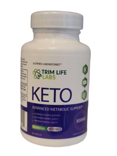 (2 Pack) Trim Life Labs Keto Pills Includes Apple Cider Vinegar Patented goBHB Justified Laboratories uk supplements