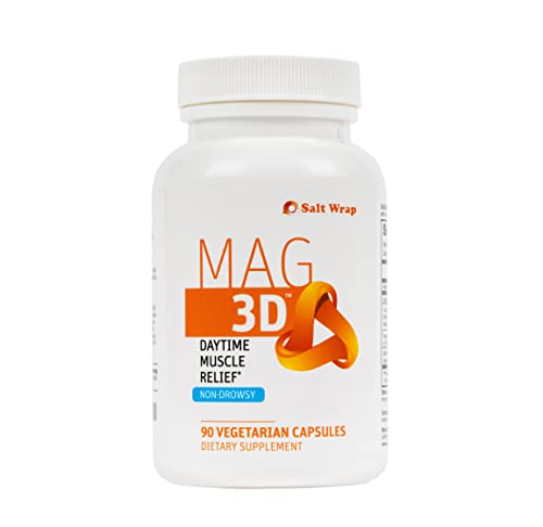 SaltWrap Mag 3D – Daytime (Non-Drowsy) Leg Cramp & Muscle Relief Support - Natural SaltWrap uk supplements