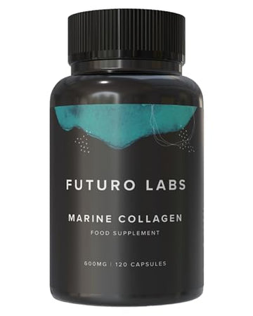 Marine Collagen Capsules 1200mg with VIT C (12mg) and Zinc (1.5mg) - Made in The UK Futuro Labs uk supplements