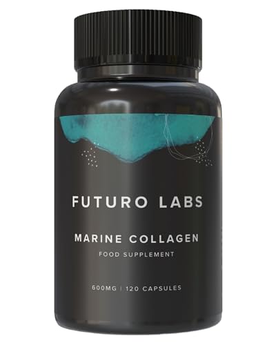 Marine Collagen Capsules 1200mg with VIT C (12mg) and Zinc (1.5mg) - Made in The UK Futuro Labs uk supplements