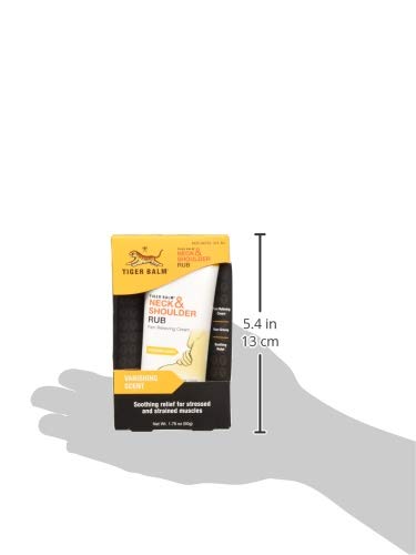 Tiger Balm Neck & Shoulder Rub Vanishing Scent 1.76 oz (Pack of 2) Tiger Balm uk supplements