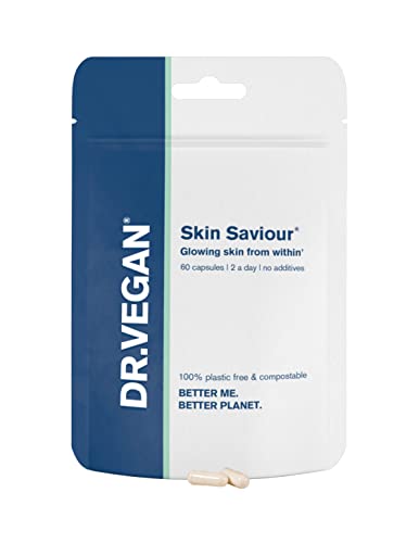 DR.VEGAN Skin Saviour | Fuel Collagen Naturally | Collagen Alternative | 60 Capsules dr vegan uk supplements
