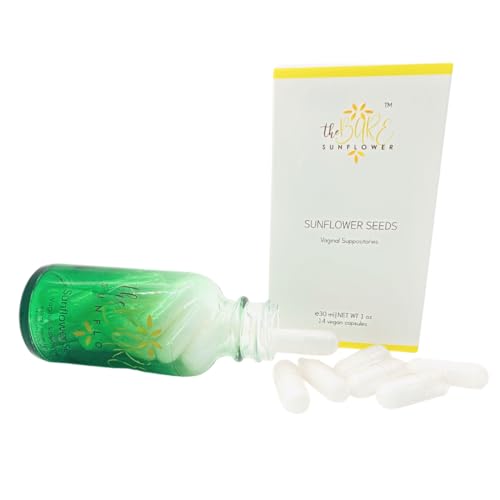 Sunflower Seeds - Vegan Vaginal Suppositories The Bare Sunflower uk supplements