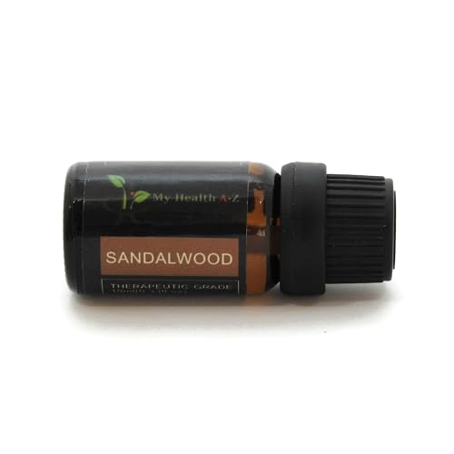 My Health A-Z Sandalwood Essential Oil, Organic 10ml (Santalum Album) Extracted My Health A-Z uk supplements