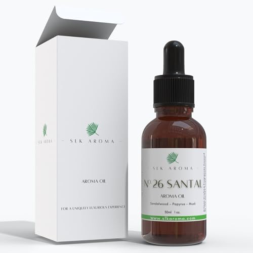 SLK Aroma, Santal Aroma Diffuser Oil, No. 26, Ultra Luxury Niche Blend of The Finest Essential Oils SLK Aroma uk supplements