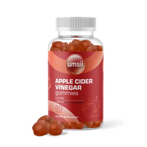 umsii Apple Cider Vinegar Gummies | 1,000 mg Organic Extract | Can Promote Gut Health umsii uk supplements