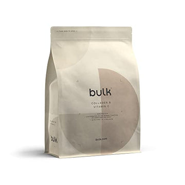 Bulk Collagen and Vitamin C Powder, Vanilla, 500 g, Packaging May Vary Bulk uk supplements