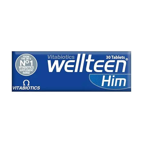 Wellteen by Vitabiotics Him Tablets x 30 Wellteen uk supplements