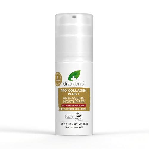 Dr Organic, Organic Pro Collagen with Dragons Blood, Natural, Vegan, Cruelty Free, Paraben & SLS Free, 50ml DR ORGANIC uk supplements