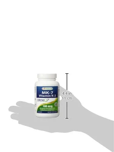 Best Naturals MK-7 Vitamin K2 100 mcg 120 Vcaps Best Naturals uk supplements