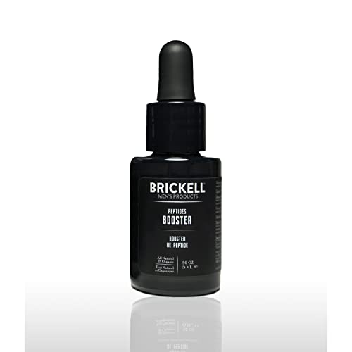 Brickell Men’s Protein Peptides Booster Serum for Men, Natural and Organic Protein Peptides Booster Brickell Men's Products uk supplements