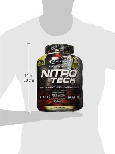 Whey Protein Powder, MuscleTech Nitro-Tech Whey Protein Isolate & Peptides, Protein MuscleTech uk supplements