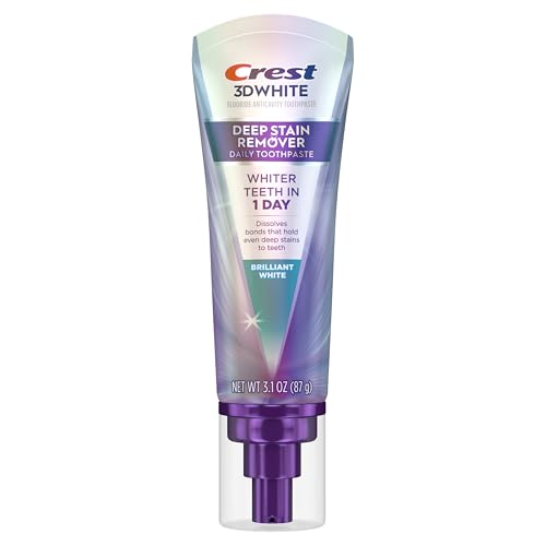 Crest 3DWhite Brilliance Deep Stain Remover Brilliant White Toothpaste - 3.1oz/2pk Crest uk supplements