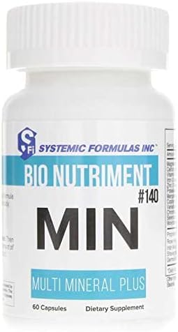 Systemic Formulas MIN Multi Mineral Plus - 60 Capsules (Pack of 2) Comprehensive Mineral Support for Wellness - Balanced Blend, Essential Nutrients Generic uk supplements