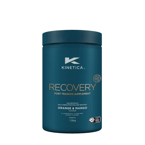 Kinetica Recovery Powder, Post Workout Drink, Muscle Repair and Energy Store Replenisher Kinetica uk supplements