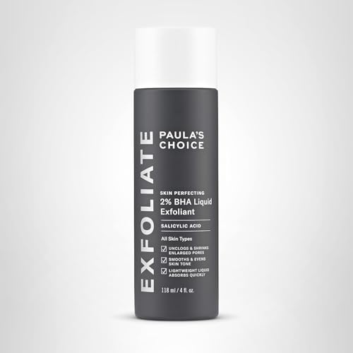 Paulas Choice--SKIN PERFECTING 2% BHA Liquid Salicylic Acid Exfoliant--Facial Exfoliant for Blackheads, Enlarged Pores, Wrinkles & Fine Lines, 4 oz Bottle Paula's Choice uk supplements
