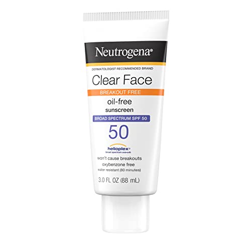 Neutrogena Clear Face Liquid Lotion Sunscreen for Acne-Prone Skin Neutrogena uk supplements