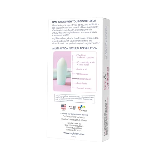 VagiBiom Dual Action Formula. Vaginal and Urinary Support to Balance Intimate Flora VagiBiom uk supplements