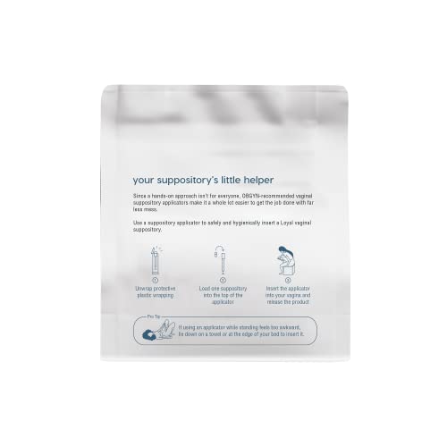 Loyal The Helper Vaginal Suppository Applicators | Efficient | Compact | Comfortable | Fits Most Brands, Pills Loyal uk supplements