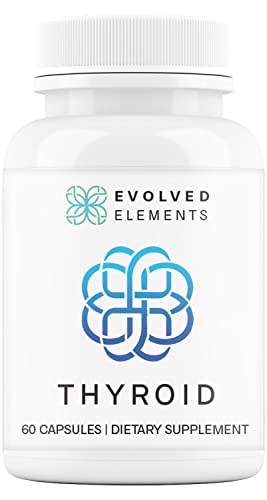 Evolved Elements Raw Grass-Fed Desiccated Bovine Thyroid - Thyroid Support for Women Evolved Elements uk supplements