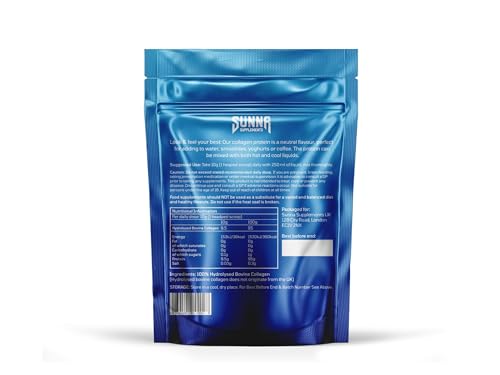 SUNNA SUPPLEMENTS - Halal Bovine Collagen Protein Powder for Hair, Skin, Nails and Joints SUNNA SUPPLEMENTS uk supplements