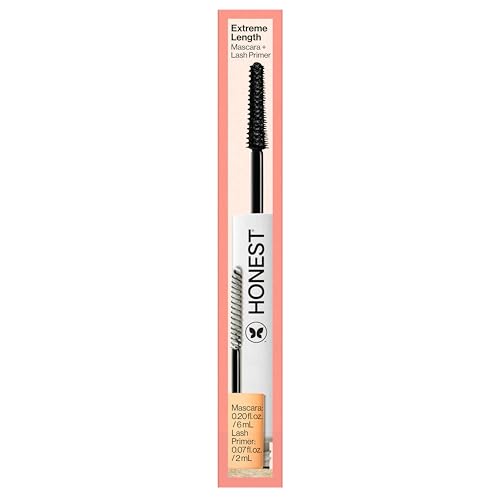 Honest Beauty 2-in-1 Extreme Length Clean Mascara + Lash Primer | Lengthening + Volumizing | Cruelty Free + Safe for Sensitive Eyes | Black, .27 fl oz Honest Beauty uk supplements