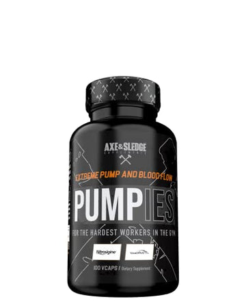 Axe & Sledge Supplements PUMPIES Nitric Oxide Booster with VasoDrive-AP and Nitrosigin Axe & Sledge uk supplements