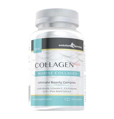 Collagen Bio-10 with Marine Collagen, Biotin & Co-Enzyme Q10 (60 Capsules) Evolution Slimming uk supplements