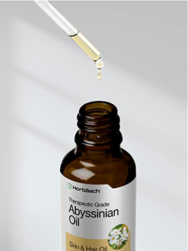 Abyssinian Oil 4 fl oz | Hair and Skin Oil | 2 Pack of 2oz | Paraben, SLS and Fragrance Free Horbäach uk supplements