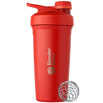 BlenderBottle Strada Twist Cap Shaker Cup Insulated Stainless Steel Water Bottle with Wire BlenderBottle uk supplements