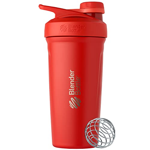 BlenderBottle Strada Twist Cap Shaker Cup Insulated Stainless Steel Water Bottle with Wire BlenderBottle uk supplements
