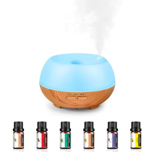 Aromatherapy Essential Oil Diffuser: Cool Mist Aroma Diffuser for Home - Colorful Light Create Ambience Grevol uk supplements
