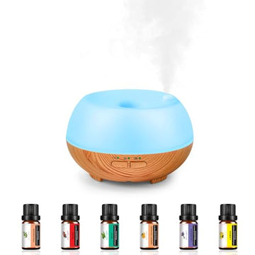 Aromatherapy Essential Oil Diffuser: Cool Mist Aroma Diffuser for Home - Colorful Light Create Ambience Grevol uk supplements