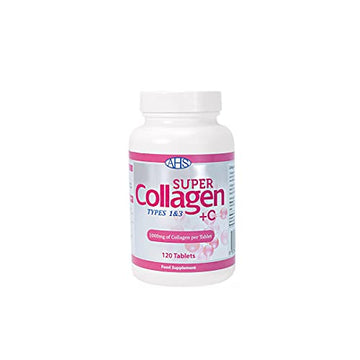 AHS Super Collagen + Vitamin C Tablets 120 Tablets - 6000mg Collagen per Serving - 1 Month Supply AHS uk supplements