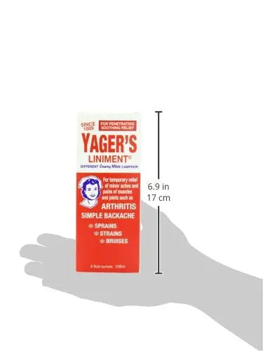 Yager's Pain Relieving Liniment, 8 Ounces OAKHURST COMPANY uk supplements