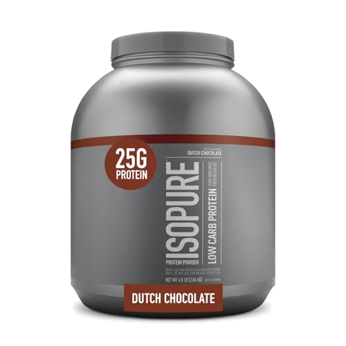 Isopure Protein Powder, Whey Isolate with Vitamin C & Zinc for Immune Support, 25g Protein Isopure uk supplements