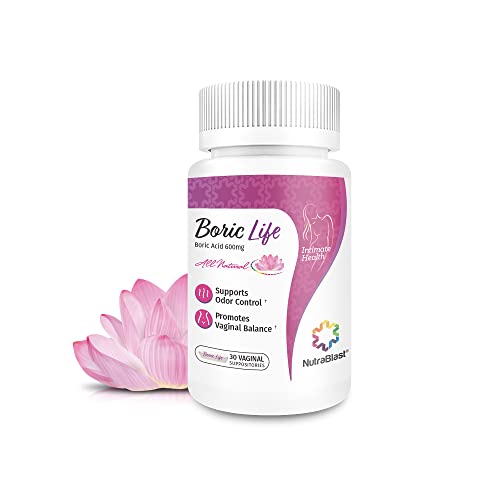 NutraBlast Boric Acid Vaginal Suppositories - 100% Pure Made in USA NutraBlast uk supplements
