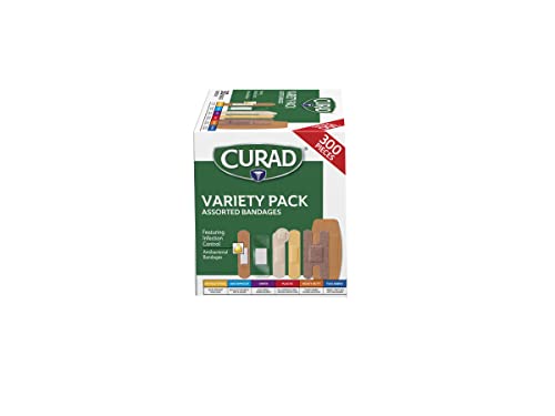 Curad Assorted Bandages Variety Pack 300 Pieces, Including Antibacterial Curad uk supplements