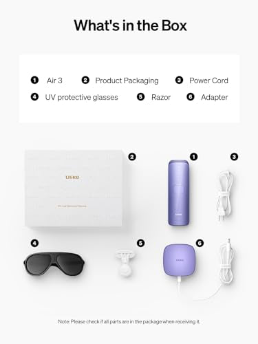 Ulike Laser Hair Removal for Women and Men, Air 3 IPL Hair Removal with Sapphire Ice-Cooling System Ulike uk supplements