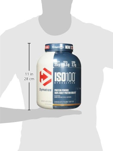 Dymatize ISO 100 Whey Protein Powder with 25g of Hydrolyzed 100% Whey Isolate Dymatize uk supplements