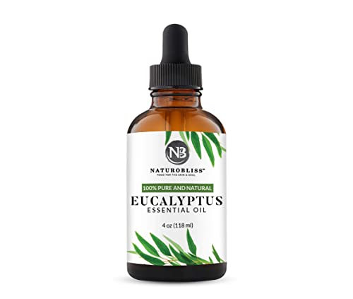 NaturoBliss 100% Pure Natural Undiluted Eucalyptus Essential Oil (4oz) Premium Therapeutic Grade NaturoBliss uk supplements