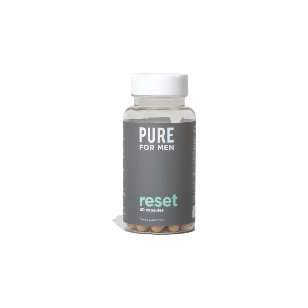 Pure for Men Detox Supplement, Reset | Promotes Digestive & Gut Health Pure for Men uk supplements