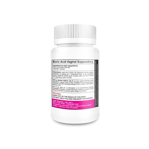 NutraBlast Boric Acid Vaginal Suppositories - 100% Pure Made in USA NutraBlast uk supplements