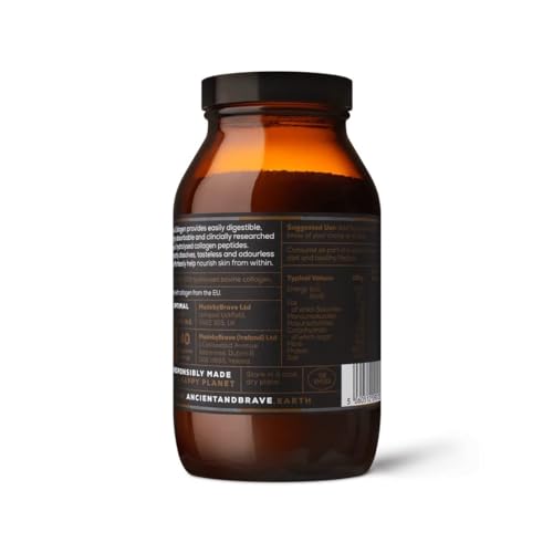 Ancient + Brave True Collagen 200g - Grass-Fed Bovine Collagen Powder - 100% Hydrolysed Collagen Peptides Ancient + Brave uk supplements