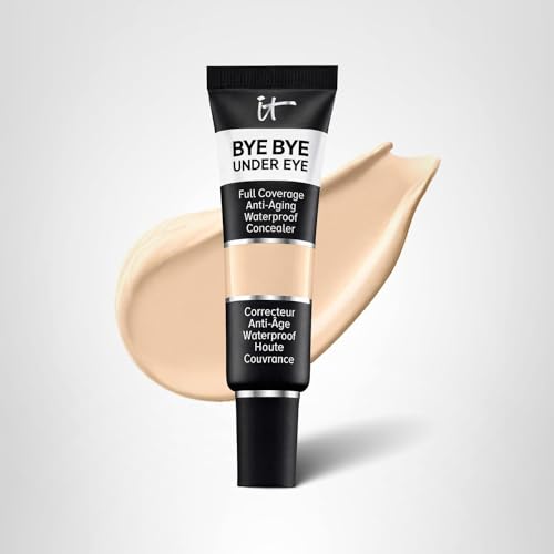 IT Cosmetics Bye Bye Under Eye Concealer (Light Nude) - Water-Resistant, Full Coverage Brightening Concealer For Dark Circles, Fine Lines, Redness & Discoloration, Anti-Aging, 24H Wear - 0.4 fl oz IT Cosmetics uk supplements