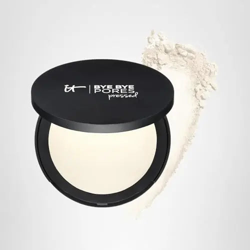 IT Cosmetics Bye Bye Pores Pressed Finishing Powder - Universal Translucent Shade - Contains Anti-Aging Peptides, Hydrolyzed Collagen & Antioxidants - 0.31 oz IT Cosmetics uk supplements