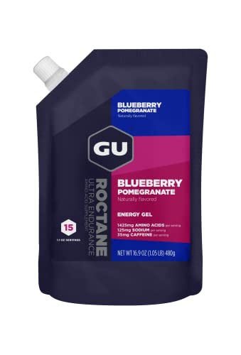 GU Energy Roctane Ultra Endurance Energy Gel, 15 Servings, Blueberry GU Energy uk supplements